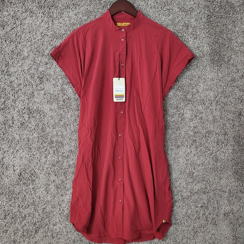 Fjallraven Specialized Saddle to Table Dress Women Small Red NEW 22018 Gorpcore